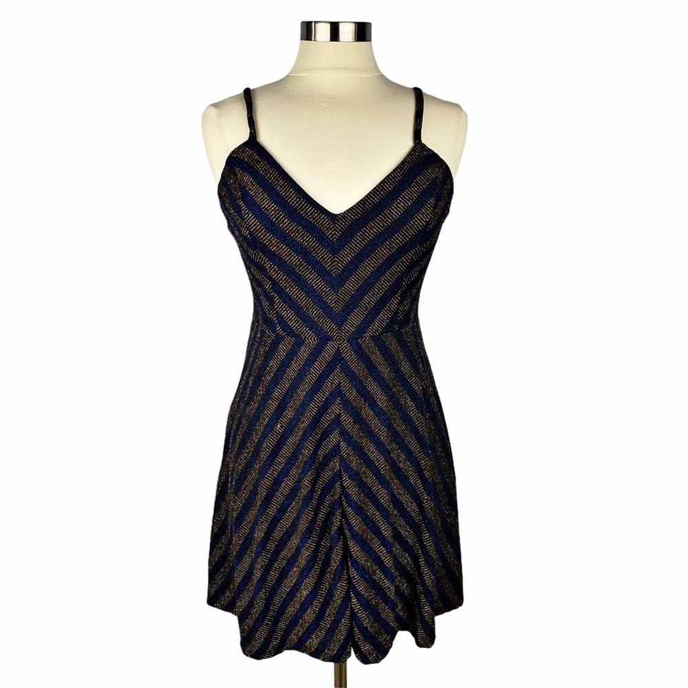 COSMOPOLITAN DRESS THE POPULATION Trista Strappy Dress L